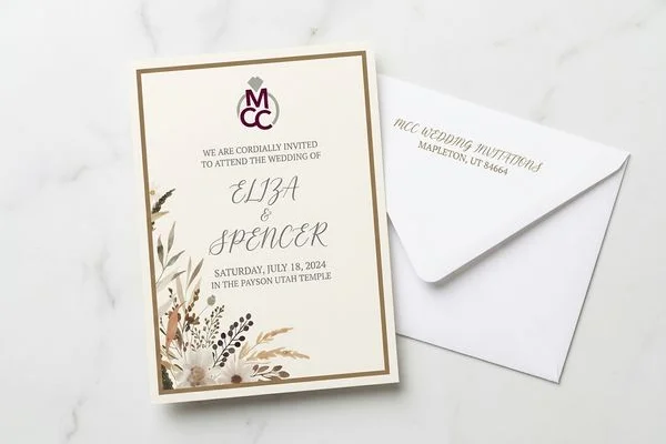 LDS Wedding Invitations