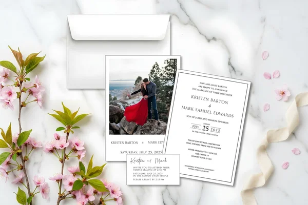 Photo Wedding Invitations design example 2