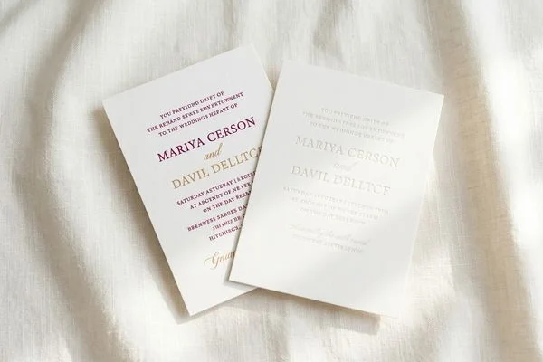 LDS Wedding Invitation Wording Guide design example 3