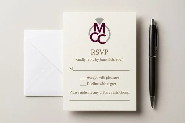 Wedding Invitation Insert Cards design example 4