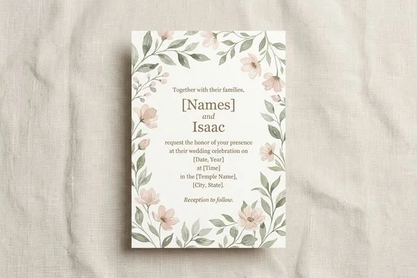 Photo Wedding Invitations design example 4