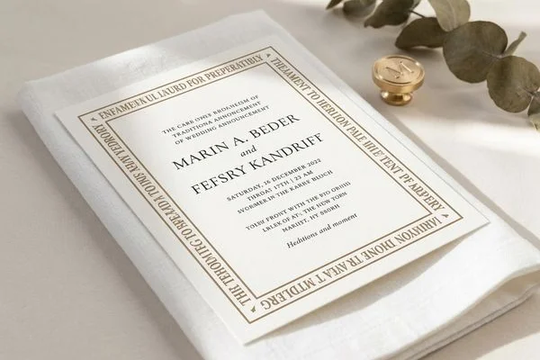 Temple Sealing Invitations & Announcements design example 1