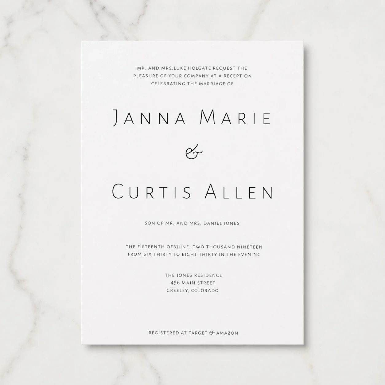 Custom LDS wedding invitation design 9