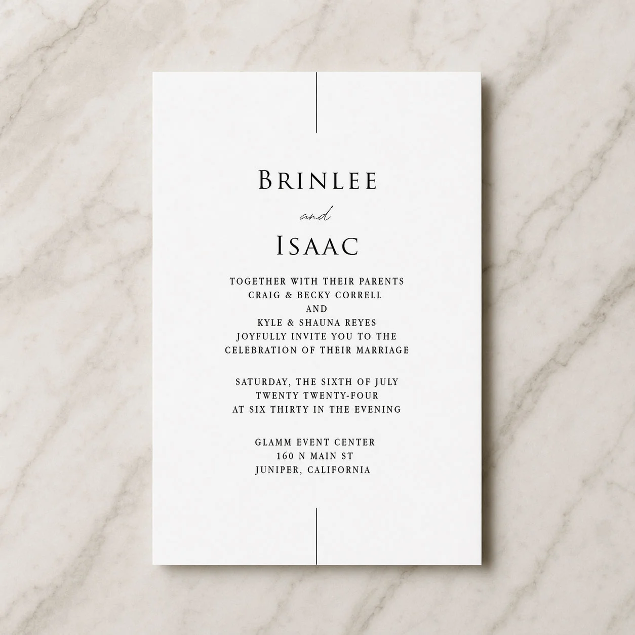 Custom LDS wedding invitation design 20
